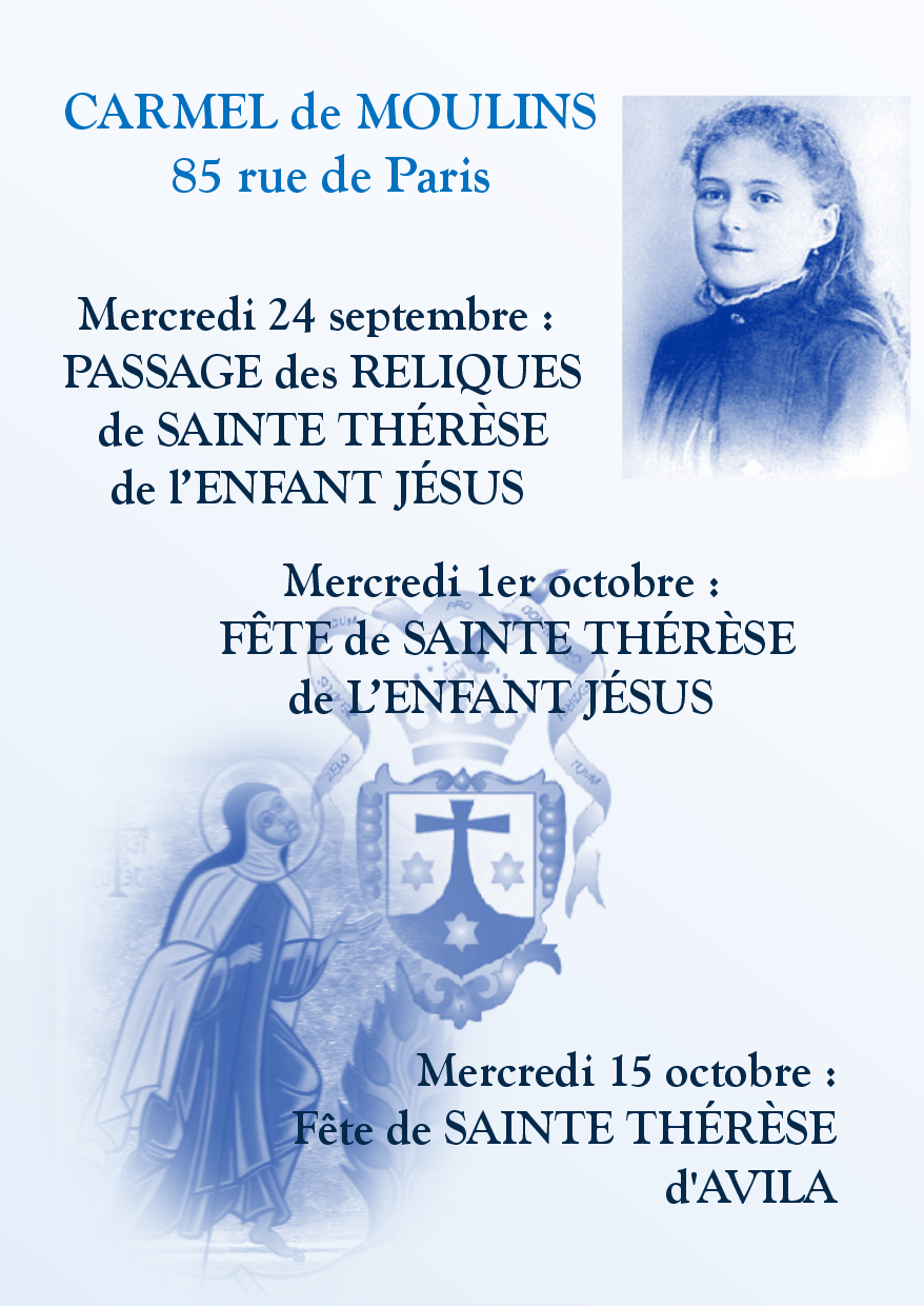 Fêtes au Carmel de Moulins