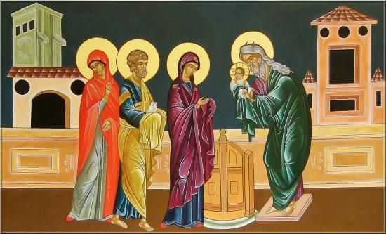 présentation au temple bénédictine